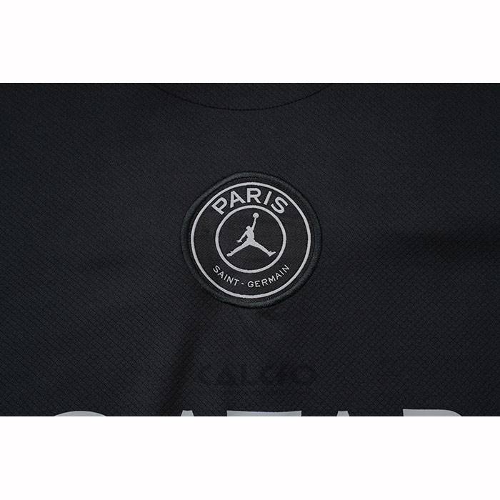 Tuta da Track Paris Saint-Germain Jordan Manica Corta 2025-2026 Nero - Pantaloncini